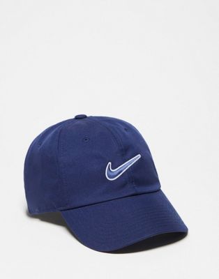 Nike Club Swoosh cap in navy - ASOS Price Checker