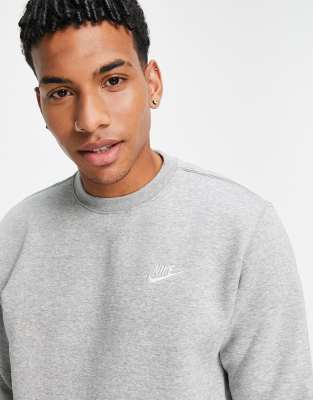 nike club swoosh crew sweatshirt