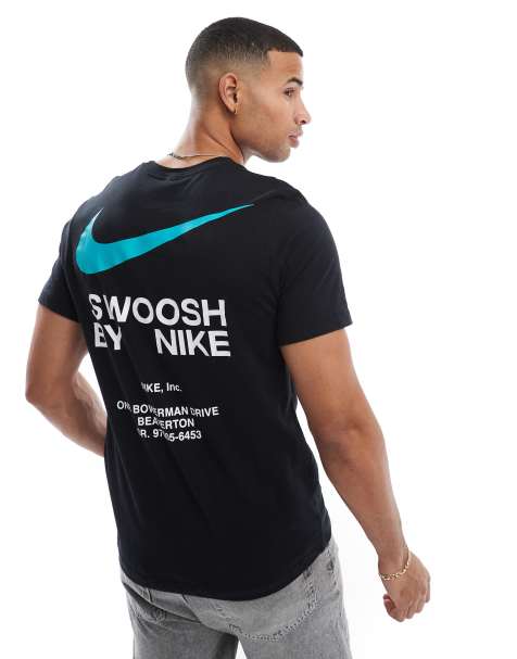 Nike Club Swoosh graphic t-shirt in black - view 1
