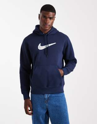 NIKE CLUB SWOOSH LOGO HOODIE