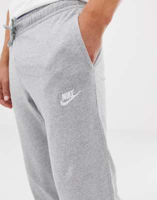 nike club swoosh open hem jogger