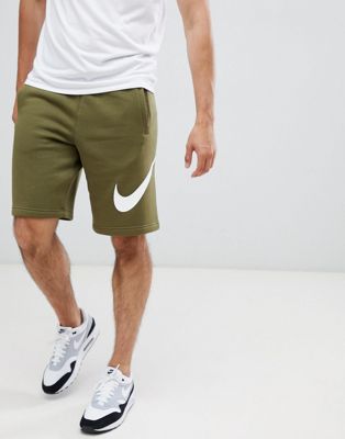 nike club shorts green