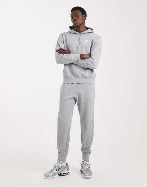 Nike Club – Szara bluza z kapturem z french terry, 2 z 5
