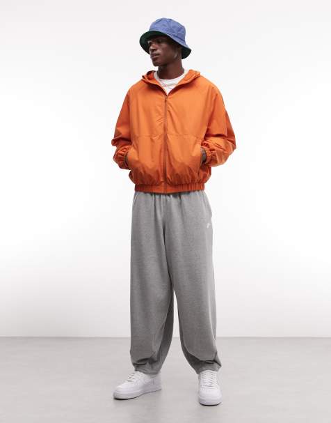 Nike Club French Terry oversized joggers in grey