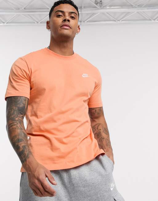 Nike t store shirt arancione