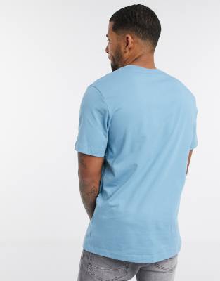 T shirt nike homme bleu hot sale