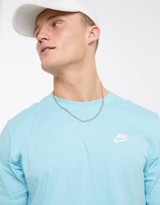 aqua blue nike shirt