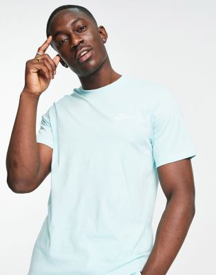 Nike Club t-shirt in aqua | ASOS