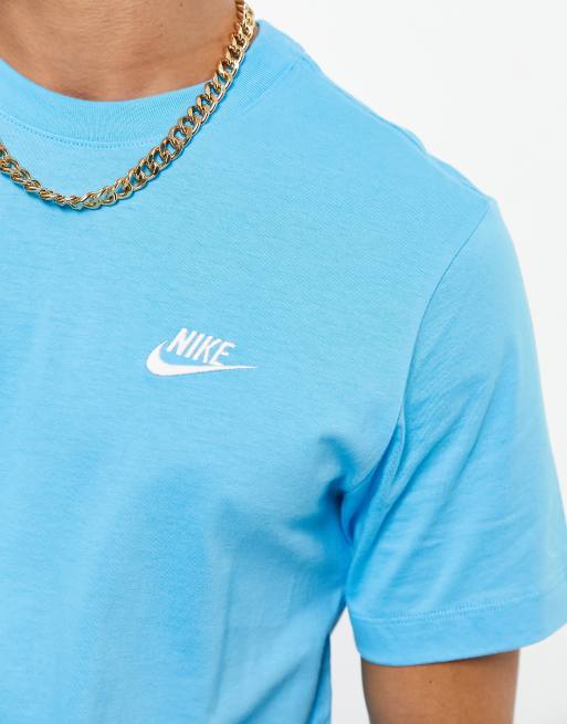 T shirt nike bleu clair hot sale