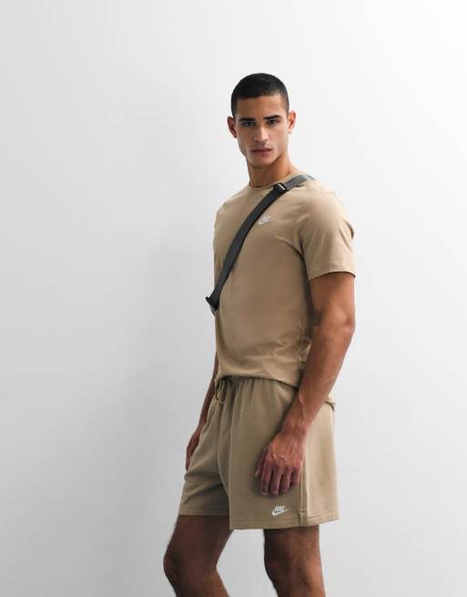 Nike - Club - T-shirt in beige , 6 van 7
