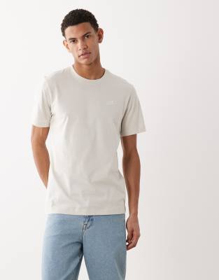 Nike Club t-shirt in beige-White