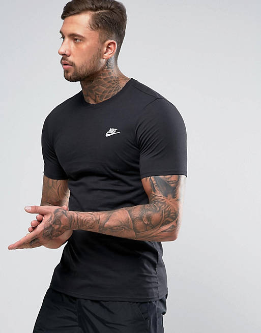 Nike Club t-shirt in black | ASOS