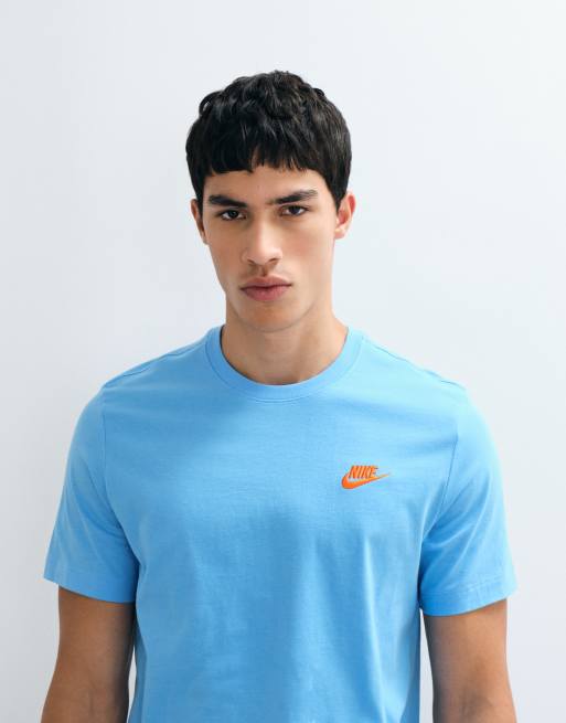 Nike Club t-shirt in blue, 3 of 5