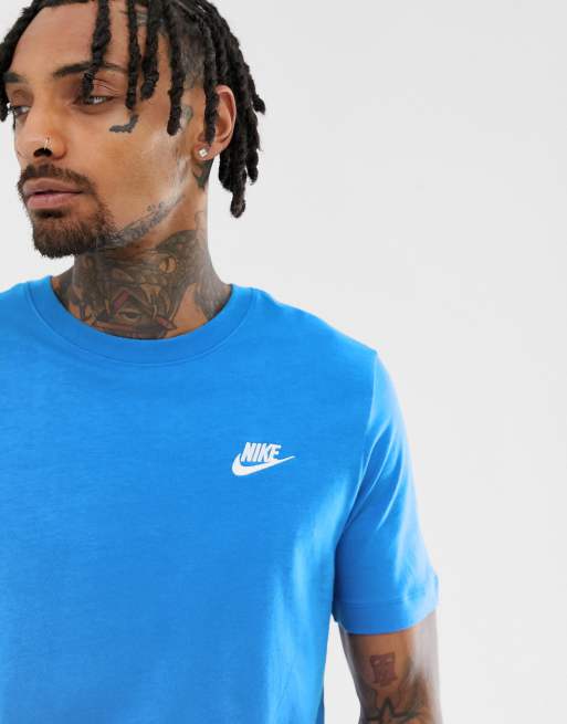 Nike Club t shirt in blue