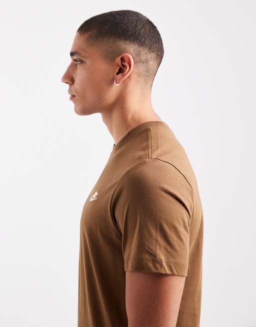 Nike Club t-shirt in brown, 4 of 5