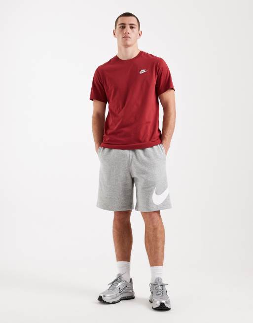 Nike Club t-shirt in burgundy, 2 of 5
