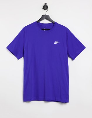 Nike Club t-shirt in cobalt blue | ASOS