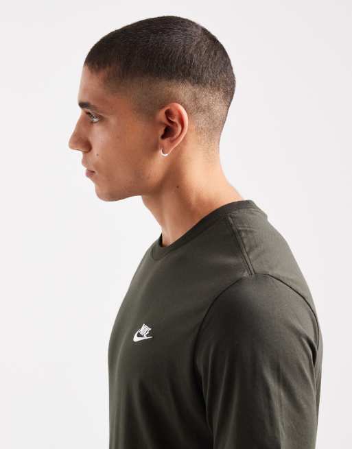 Nike Club t-shirt in dark green , 4 of 5