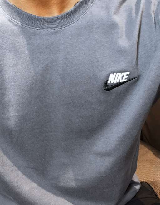 Nike Club T shirt in dark grey