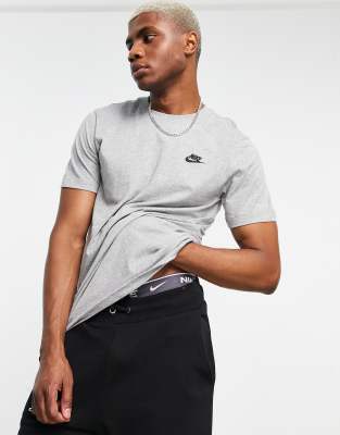 Nike – Club – T-Shirt in Grau | ASOS