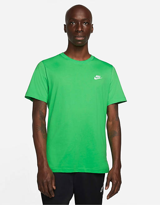 Nike Club t-shirt in green | ASOS
