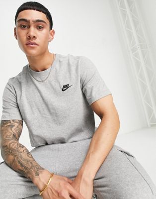 Nike Club t-shirt in grey - ASOS Price Checker