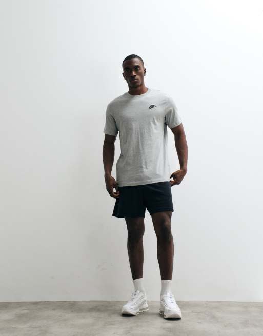 Nike - Club - T-shirt in grijs, 3 van 5