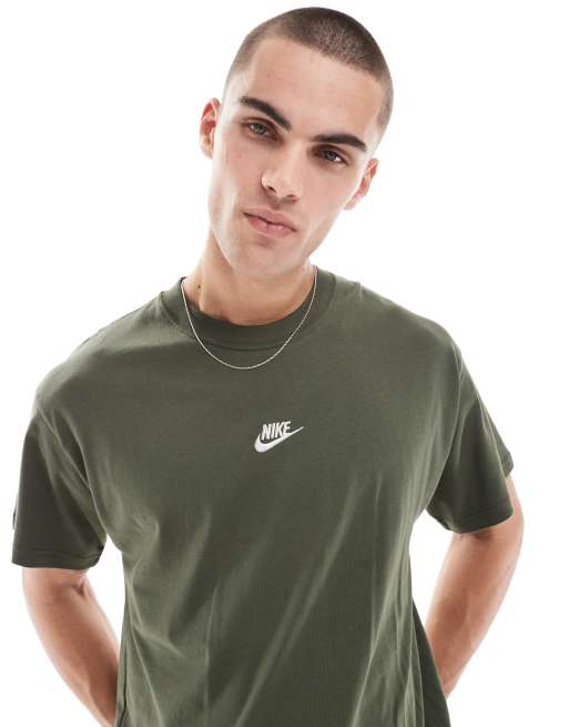 Nike Club t shirt in khaki