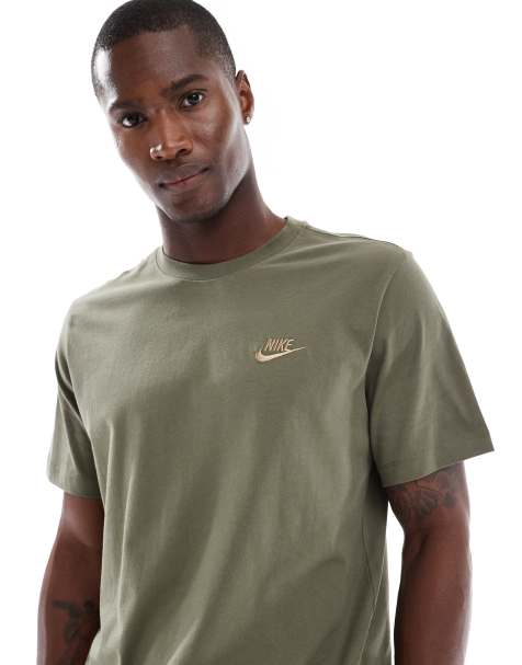 Nike Club t-shirt in khaki - view 1