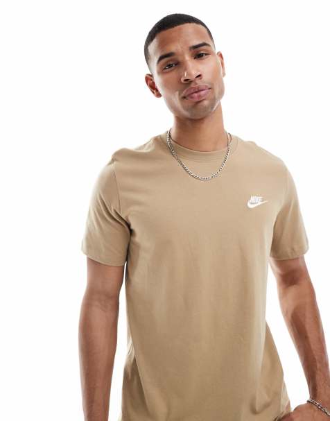 Nike Club t-shirt in light beige - view 1