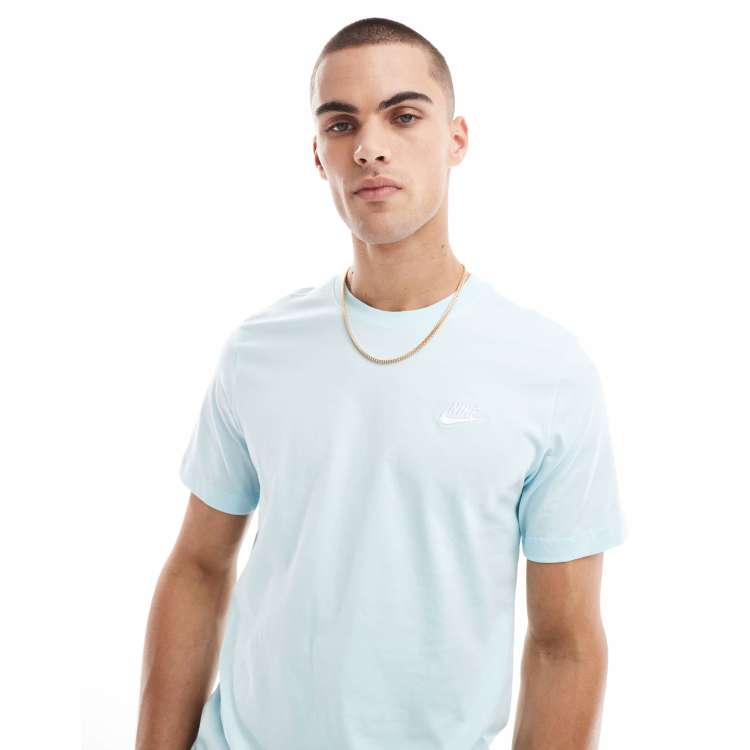 Nike Club t-shirt in light blue | ASOS
