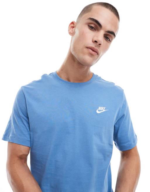 Nike Club t shirt in light blue