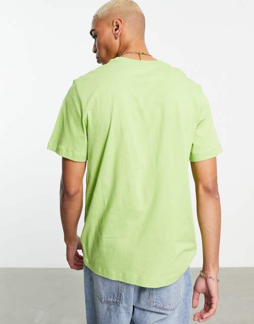 Nike neon green t shirt best sale