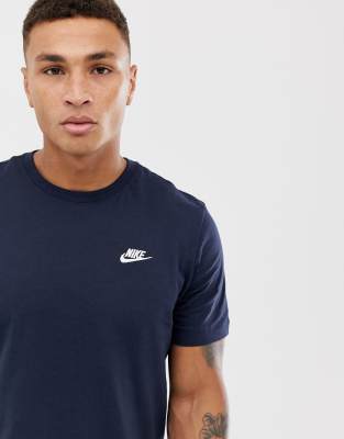 navy nike t shirt