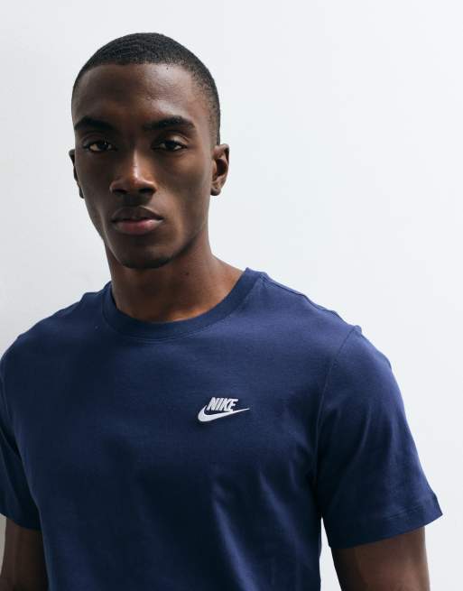 Nike Club t-shirt in navy, 2 of 5