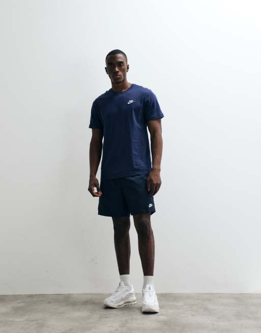 Nike Club t-shirt in navy, 3 of 5