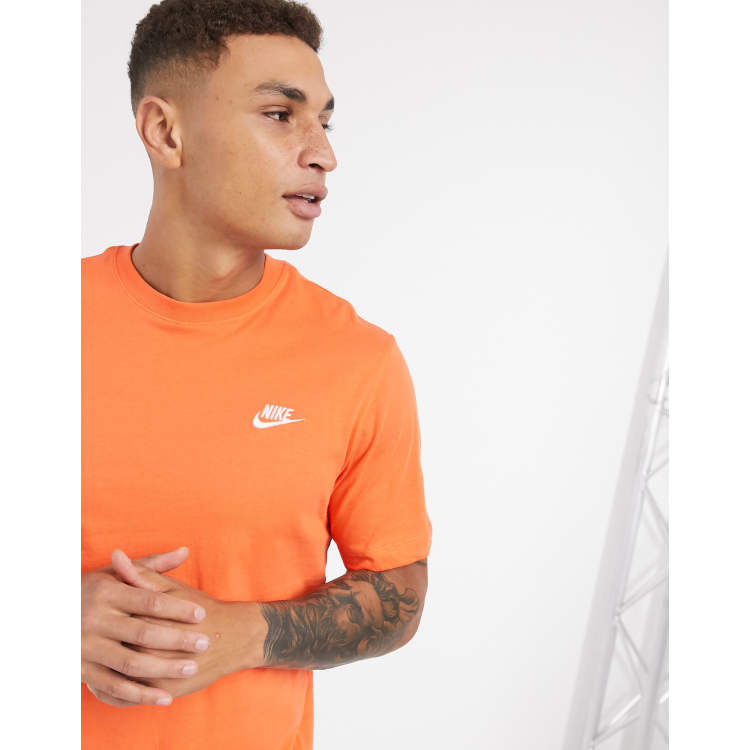 Tee shirt nike store orange fluo