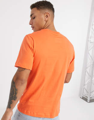 t shirt nike orange homme