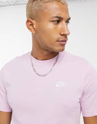 nike club t shirt pink