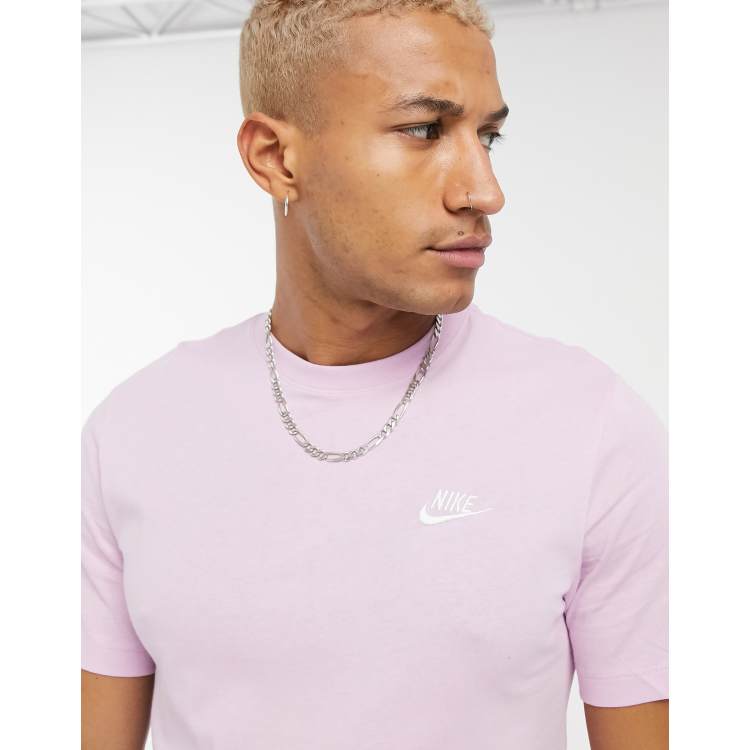 Pale pink nike shirt on sale