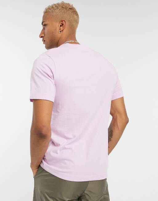 T shirt best sale homme rose pale