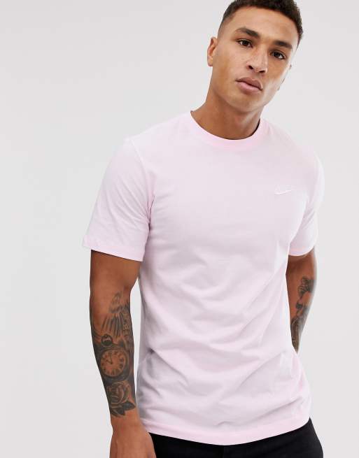 Nike club store t shirt pink