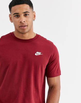 nike club t shirt red