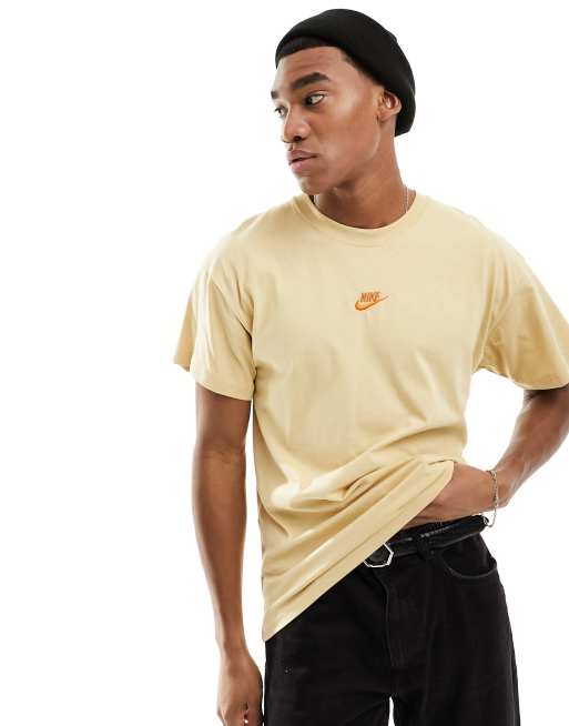 Tan nike t on sale shirt