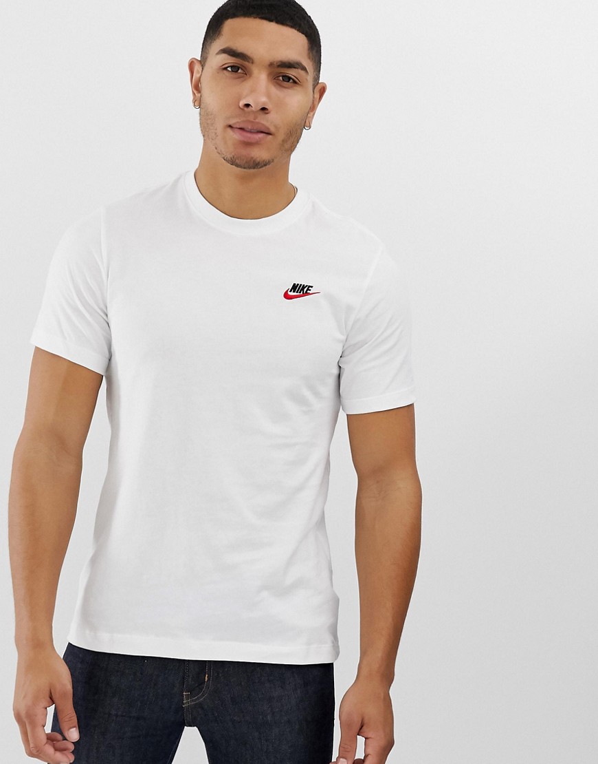 Nike Club T-shirt In White