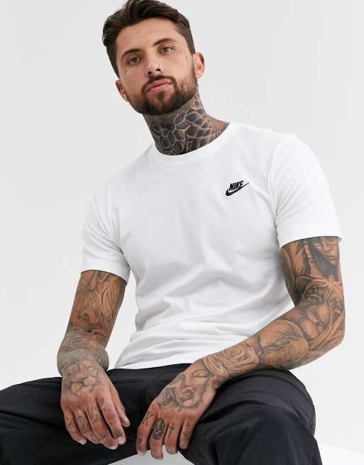 Nike club tee white hot sale