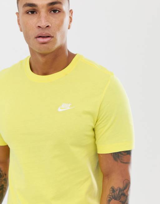 Nike Club t shirt In yellow