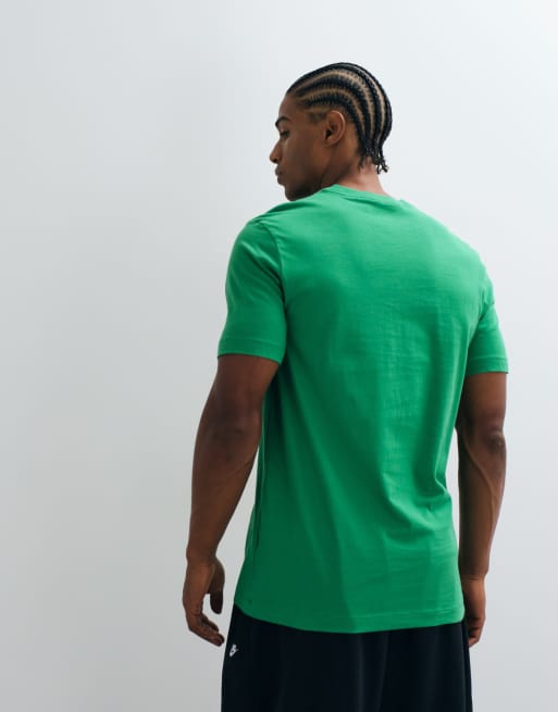 Nike Club t-shirt med logga på bröstet i grönt, 4 av 5