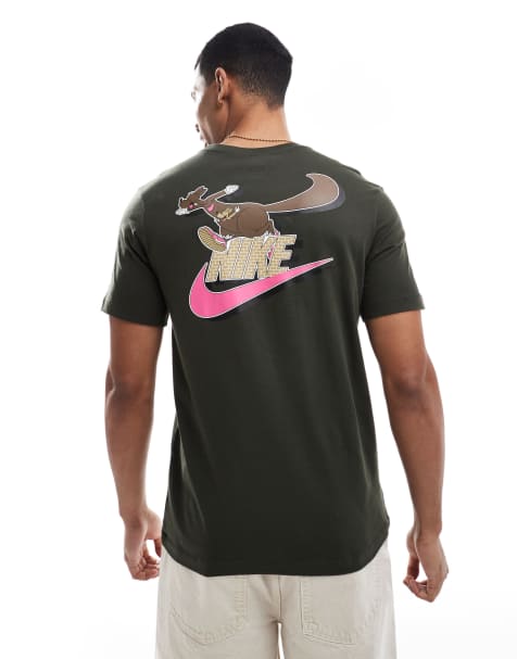 Nike - Club - T-shirt style université - Vert foncé - view 1