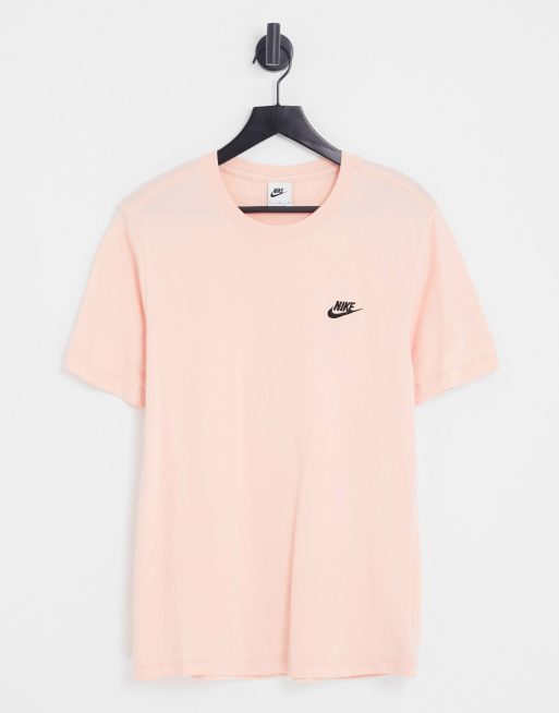 Nike Club T shirt unisexe en polaire Orange arctique ASOS